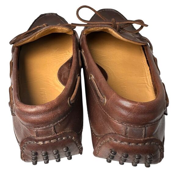 Cole Haan Grant Canoe Camp Moc Mens Sz 8 M Slip On Loafer Moro Brown Leather EUC - Picture 3 of 16